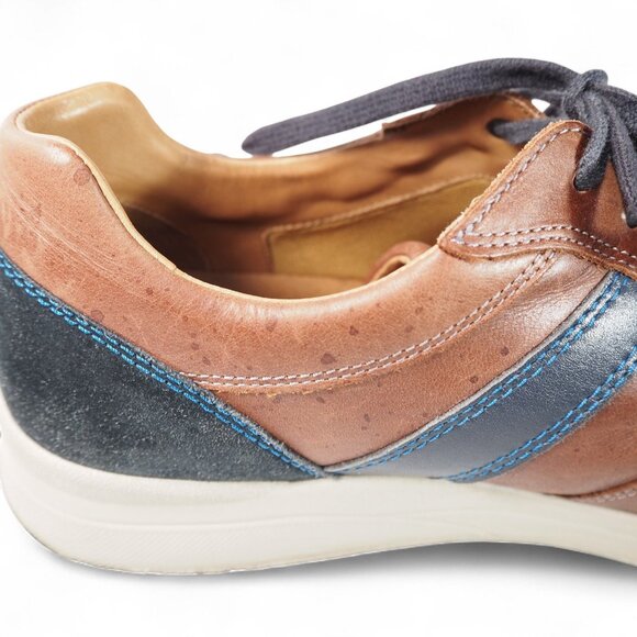 Mephisto Vido Casual Leather Sneakers Men's 9 Chestnut Brown Walking Comfort - Picture 13 of 13